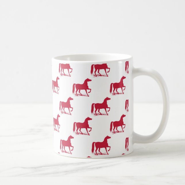 De Café Vermelho da caneca do cavalo do Natal (Direita)