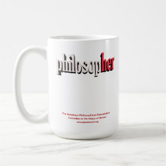 De Café vermelho da caneca do filósofo