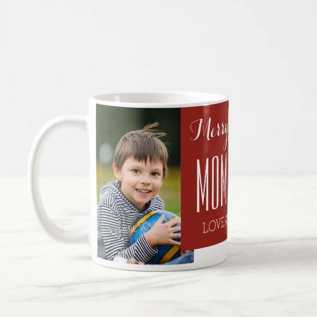 De Café Vermelho feito sob encomenda da caneca do Natal da (Esquerda)