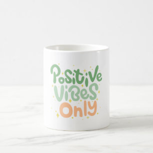 De Café vibrações positivas, caneca clássica para todos