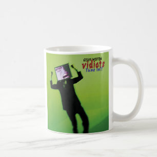 De Café VIDIOTS - Acordo dentro!! Caneca