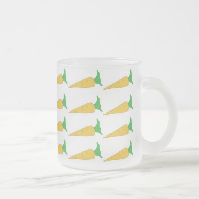 De Café Vidro Jateado 24 Cenouras, caneca Dourada (Direita)