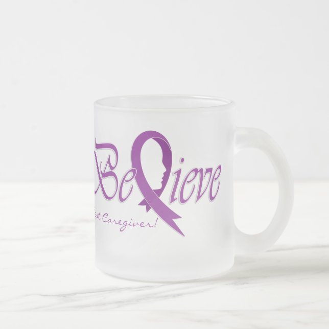 De Café Vidro Jateado Acredite a "melhor caneca do cuidado " (Direita)