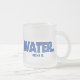 De Café Vidro Jateado Água - beba-a. Caneca