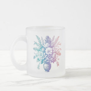 De Café Vidro Jateado Caneca