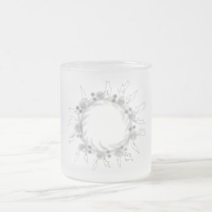 De Café Vidro Jateado Caneca