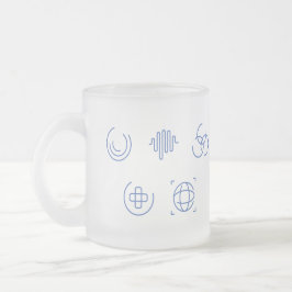 De Café Vidro Jateado Caneca