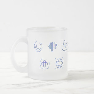 De Café Vidro Jateado Caneca