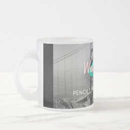 De Café Vidro Jateado Caneca