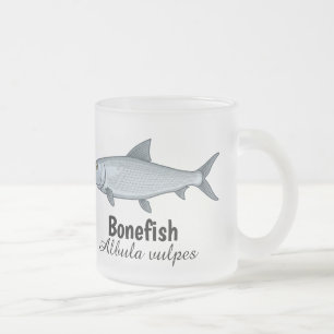 De Café Vidro Jateado Caneca Bonefish Frosted da SciPerspective