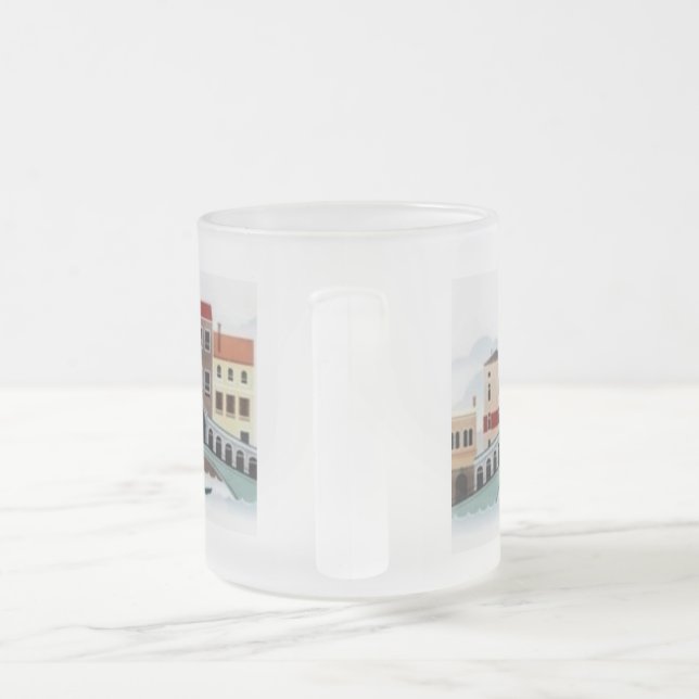 De Café Vidro Jateado Caneca Combo, 450 ml (Alça)