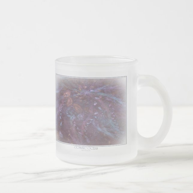 De Café Vidro Jateado Caneca Cósmica (Direita)