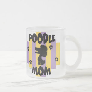 De Café Vidro Jateado Caneca da mamã da caniche