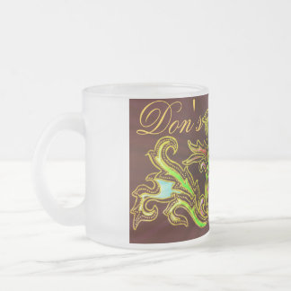 De Café Vidro Jateado Caneca da posse