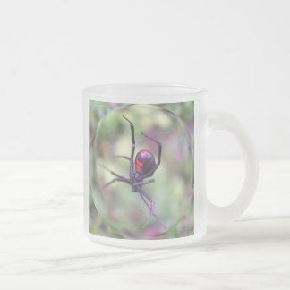 De Café Vidro Jateado Caneca da viúva negra