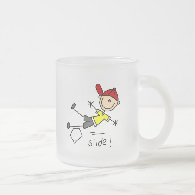 De Café Vidro Jateado Caneca Deslize Para a Base (Direita)