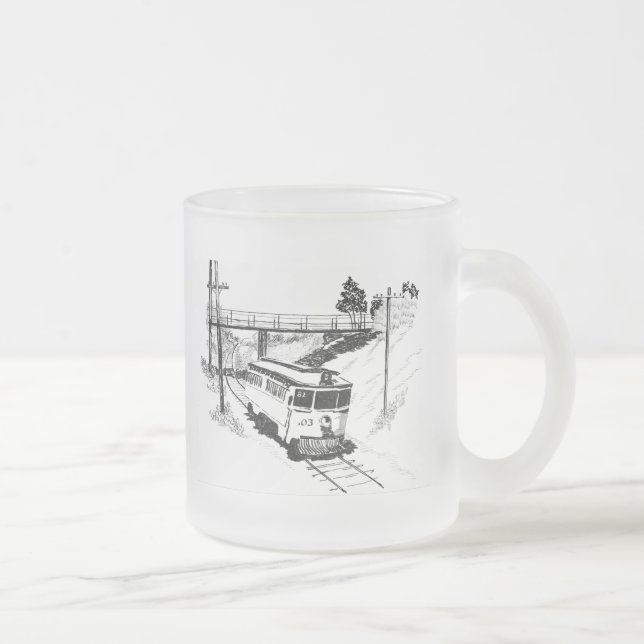 De Café Vidro Jateado Caneca do bonde 82 (Direita)