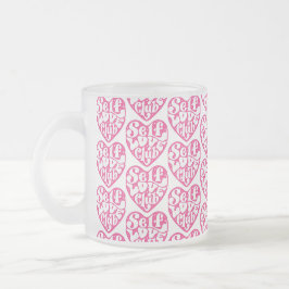 De Café Vidro Jateado Caneca do Clube do Amor Próprio