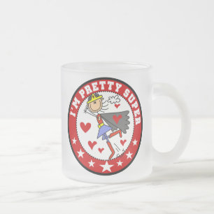 De Café Vidro Jateado Caneca do herói da menina