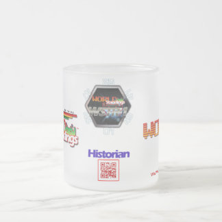 De Café Vidro Jateado Caneca do historiador