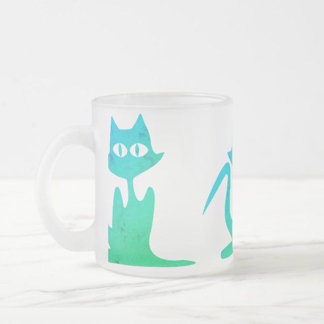 De Café Vidro Jateado Caneca do Macaco (Esquerda)