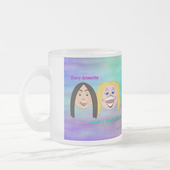 De Café Vidro Jateado Caneca do melhor amigo (Esquerda)