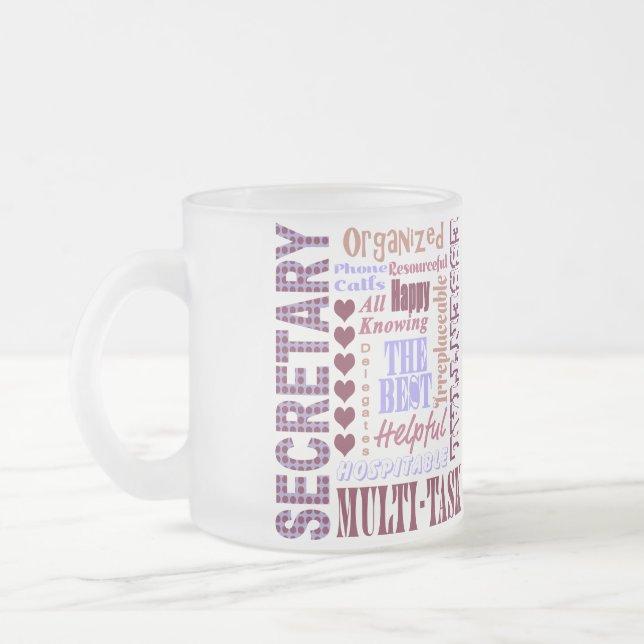 De Café Vidro Jateado Caneca do secretário (Esquerda)