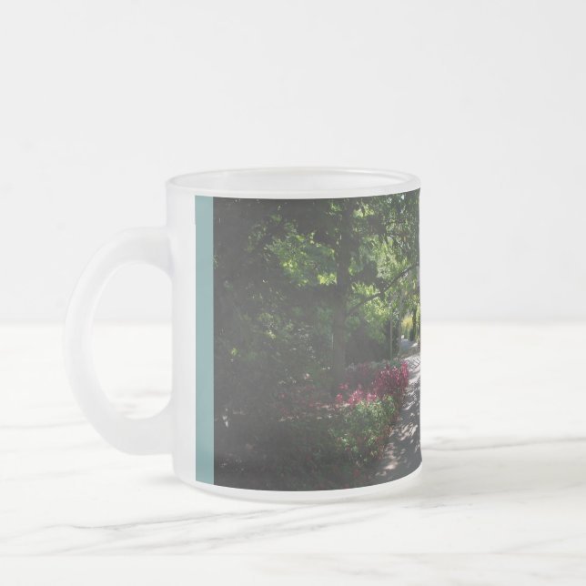De Café Vidro Jateado Caneca do trajeto do jardim (Esquerda)