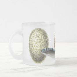 De Café Vidro Jateado Caneca doce da vida