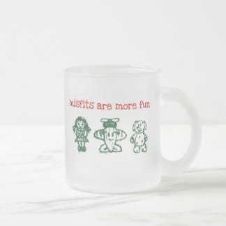 De Café Vidro Jateado Caneca dos desajustes