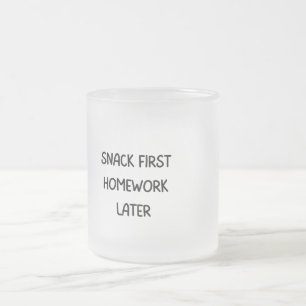 De Café Vidro Jateado Caneca Engraçada para Crianças Lanche Primeiro Dev