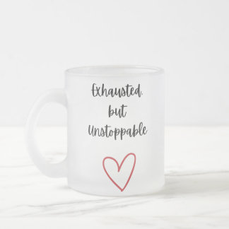De Café Vidro Jateado Caneca Esgotada mas Inparável
