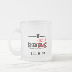 De Café Vidro Jateado Caneca F-106