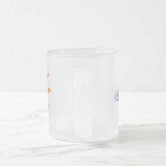 De Café Vidro Jateado Caneca feliz com o nome