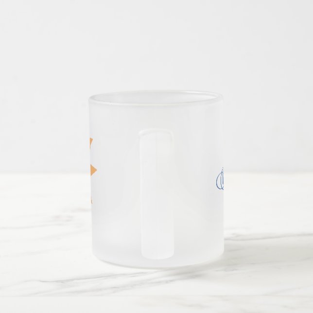 De Café Vidro Jateado Caneca feliz com o nome (Alça)