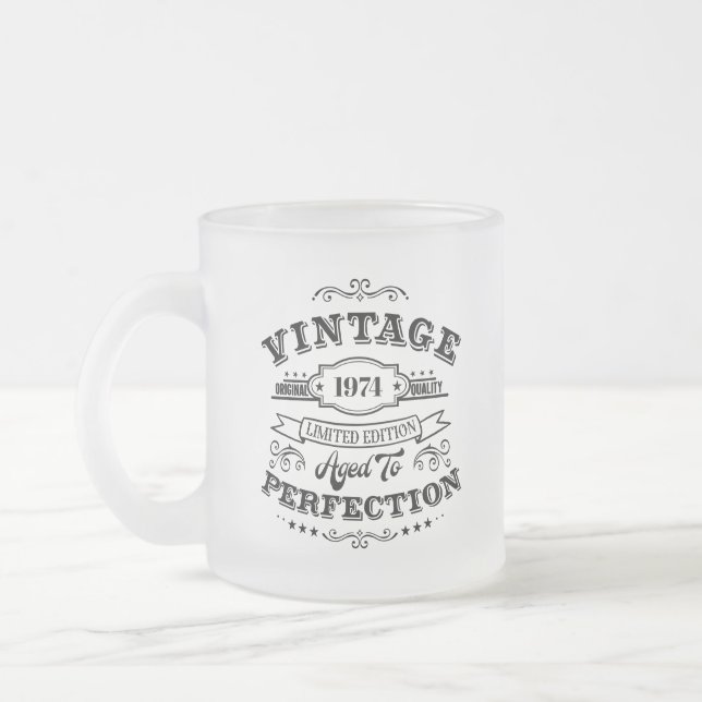 De Café Vidro Jateado Caneca Geada Envelhecida à Perfeição (Esquerda)