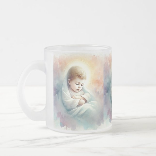 De Café Vidro Jateado caneca jesus (Esquerda)