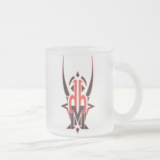 De Café Vidro Jateado Caneca Monograma Viking