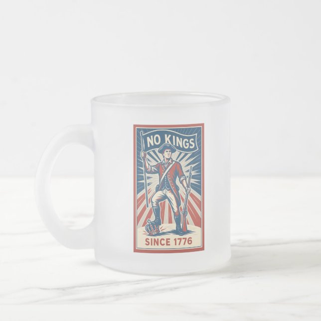 De Café Vidro Jateado Caneca No Kings (Esquerda)