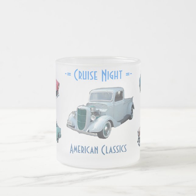 De Café Vidro Jateado Caneca noturna CRUISE (vidro fosco) (Centro)