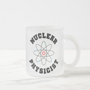 De Café Vidro Jateado Caneca nuclear do físico