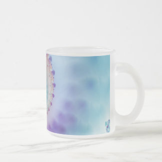 De Café Vidro Jateado Criança espiral - caneca