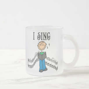 De Café Vidro Jateado Eu Canto Caneca