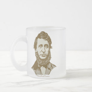 De Café Vidro Jateado Henry David Thoreau personalizou a caneca das
