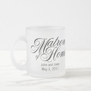 De Café Vidro Jateado Matrona da caneca da honra