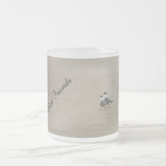 De Café Vidro Jateado Melhores amigos 10 onças. Caneca