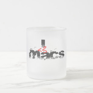 De Café Vidro Jateado Mim caneca do Mac dos Mac do coração (vermelhos)