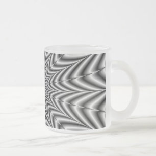 De Café Vidro Jateado Nova super da caneca em preto e branco
