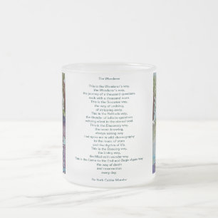 De Café Vidro Jateado O Wonderer - por Ruth Calder Murphy - caneca