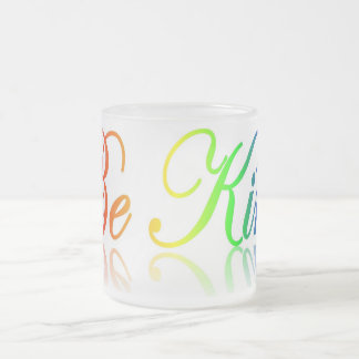 De Café Vidro Jateado Seja caneca amável do fosco